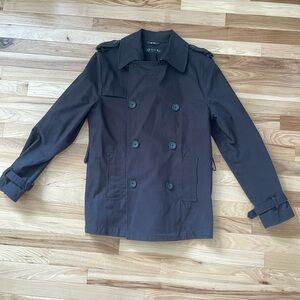 David Bowie Black double breasted button blazer.